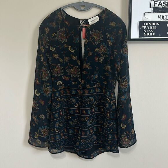 NWT Vestique Belle of Fall Romper size S - Picture 1 of 7